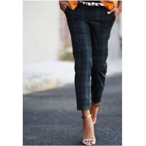 LOFT Pants - Loft Marisa Ankle Pants in Plaid